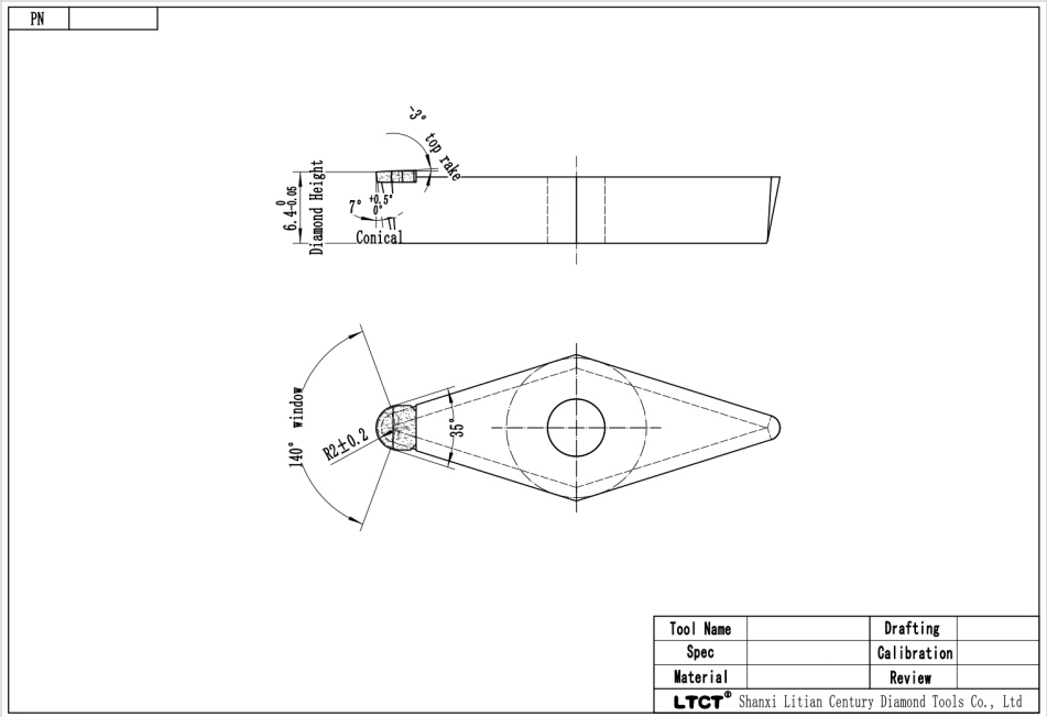 Diamond Turning Tools or Inserts for Automotive Industry