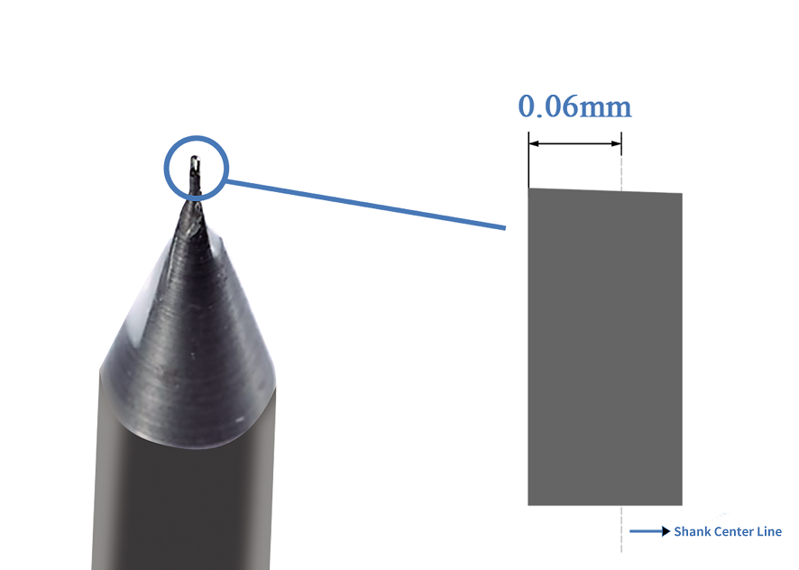 Diamond Micro-Diameter End Milling Tools